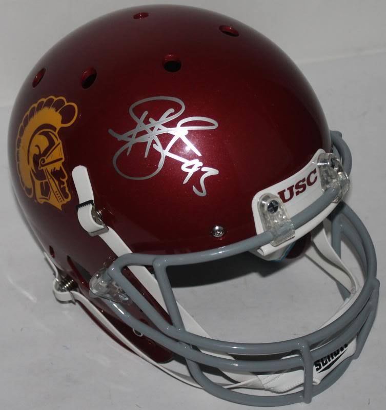 Charity Benefits Unlimited Troy Polamalu USC helmet - Charity Benefits ...